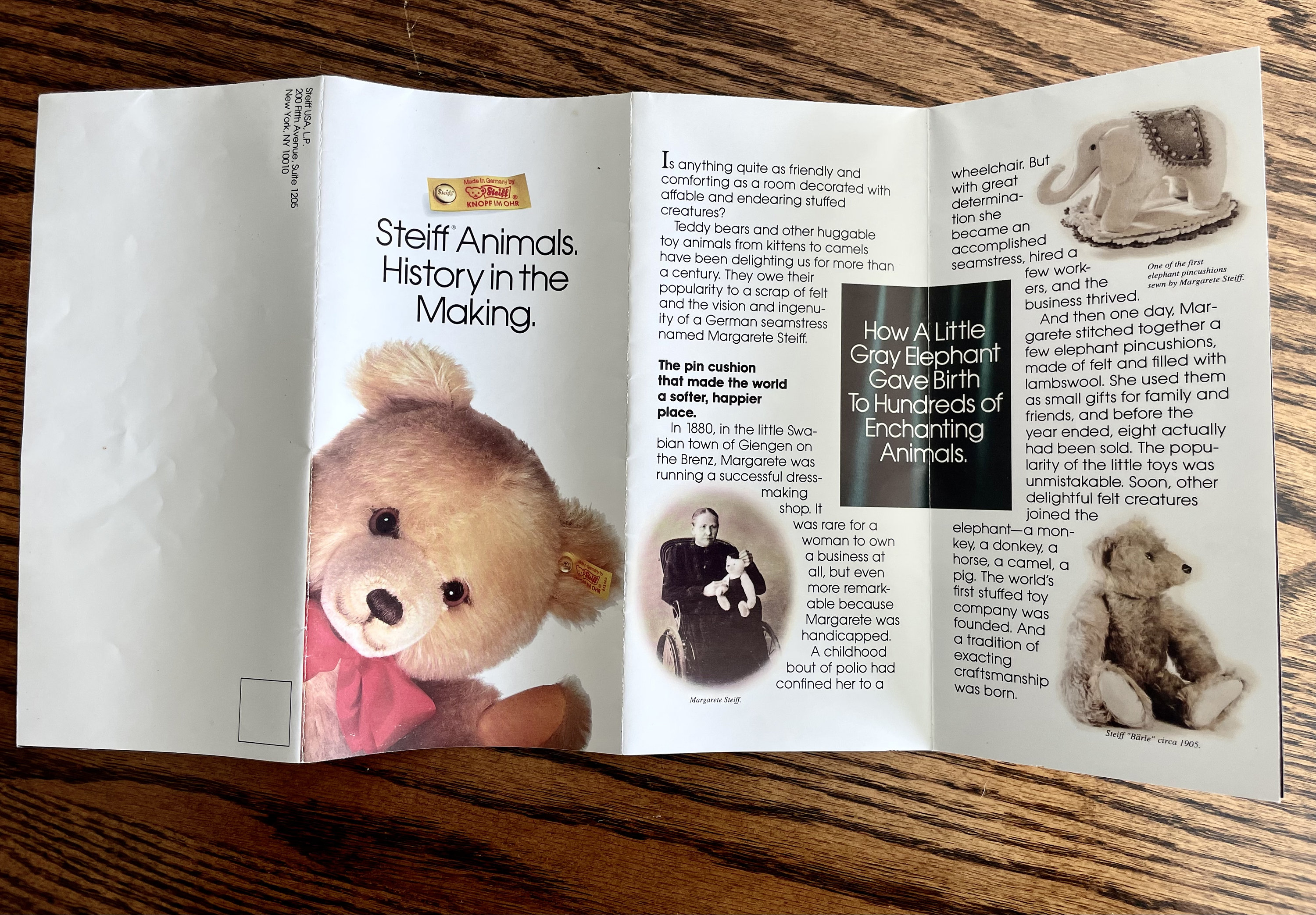 本物で時代を超越した、シュタイフ 1920 テディベア STEIFF テディベア