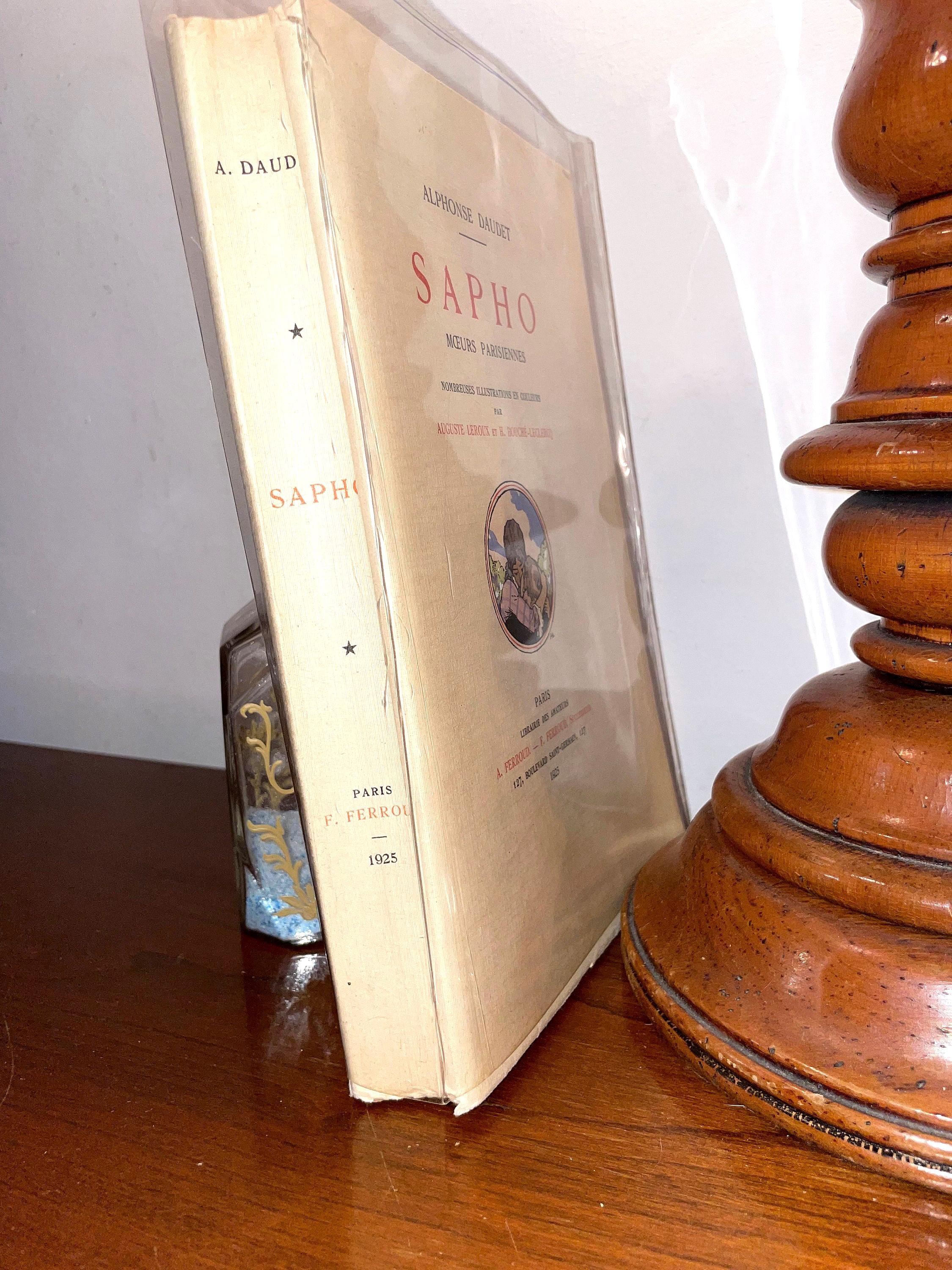 Sapho Par Alphonse Daudet / AUGUSTE LEROUX 1925 Antique French