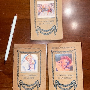 PETITS Livres D’HEURES / Alexandre Mercereau / Set of 3 Petite Collection Books
