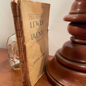LEWIS Et IRÈNE Par Paul Morand Trios Exemplatars / Rare French Vintage collectible Book Lewis and Irene Novel 1924
