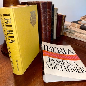 Iberia Spanische Reisen und Reflexionen James Michener, Fotografien von Robert Vavra., Vintage Sammler Hardcover-Buch mit alten Karten