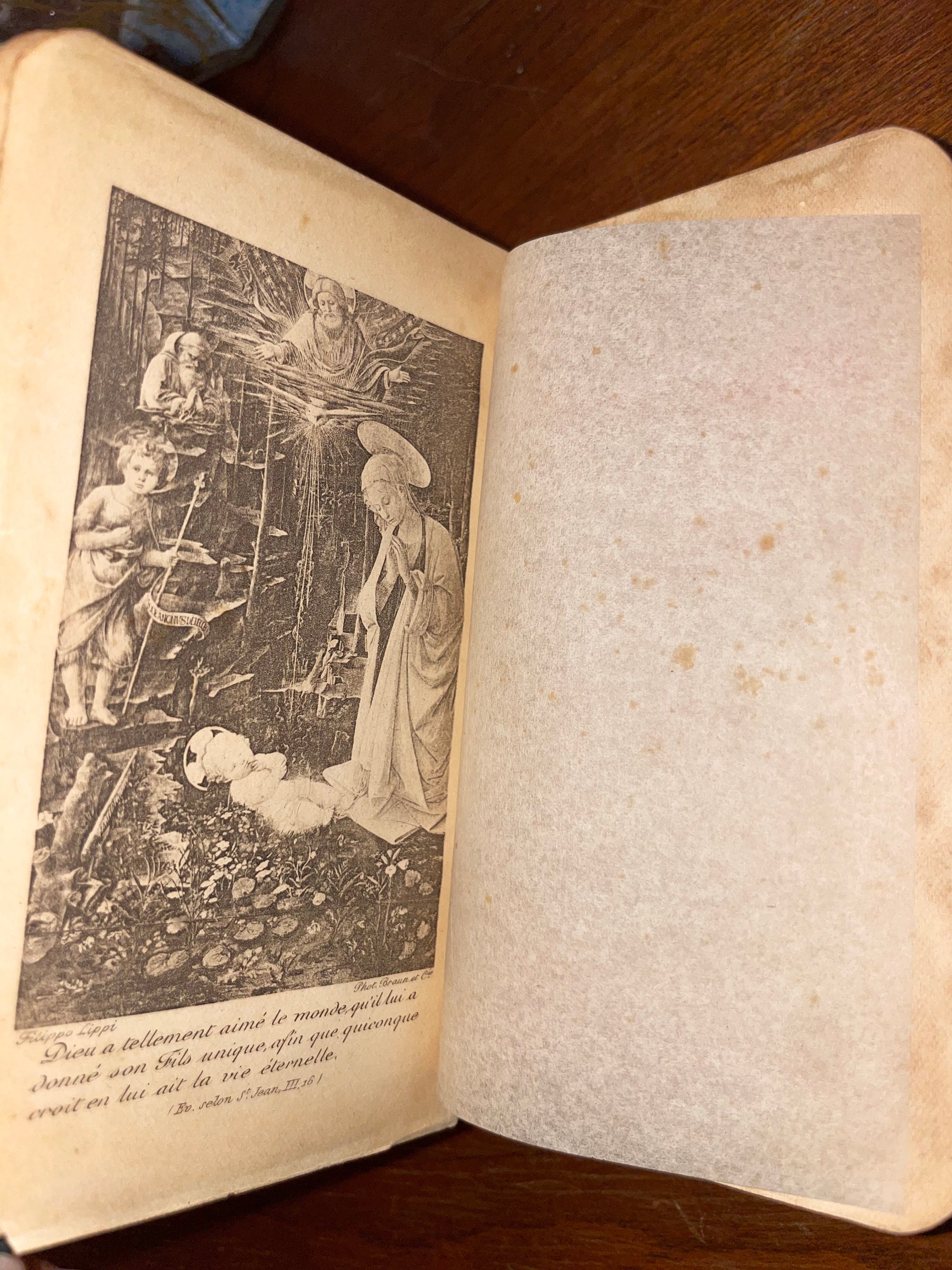LIVRE ANCIEN PAROISSIEN Romain Diocèse De Toulouse Belle Gravure