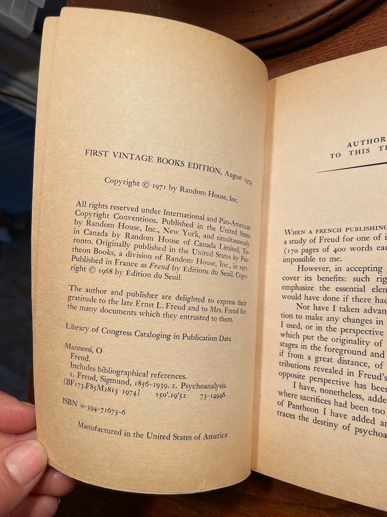 A primer of Freudian Psychology by Kevin Hall and FREUD Set of 2 Vintage books image 9
