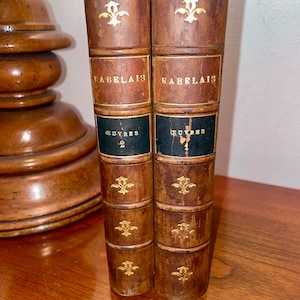 Oeuvres De Rabelais, Collationners Pour La Premiere Fois Sur Editions Originales, Par MM. Burgaud Des Marets Et Rathery / Antique Book