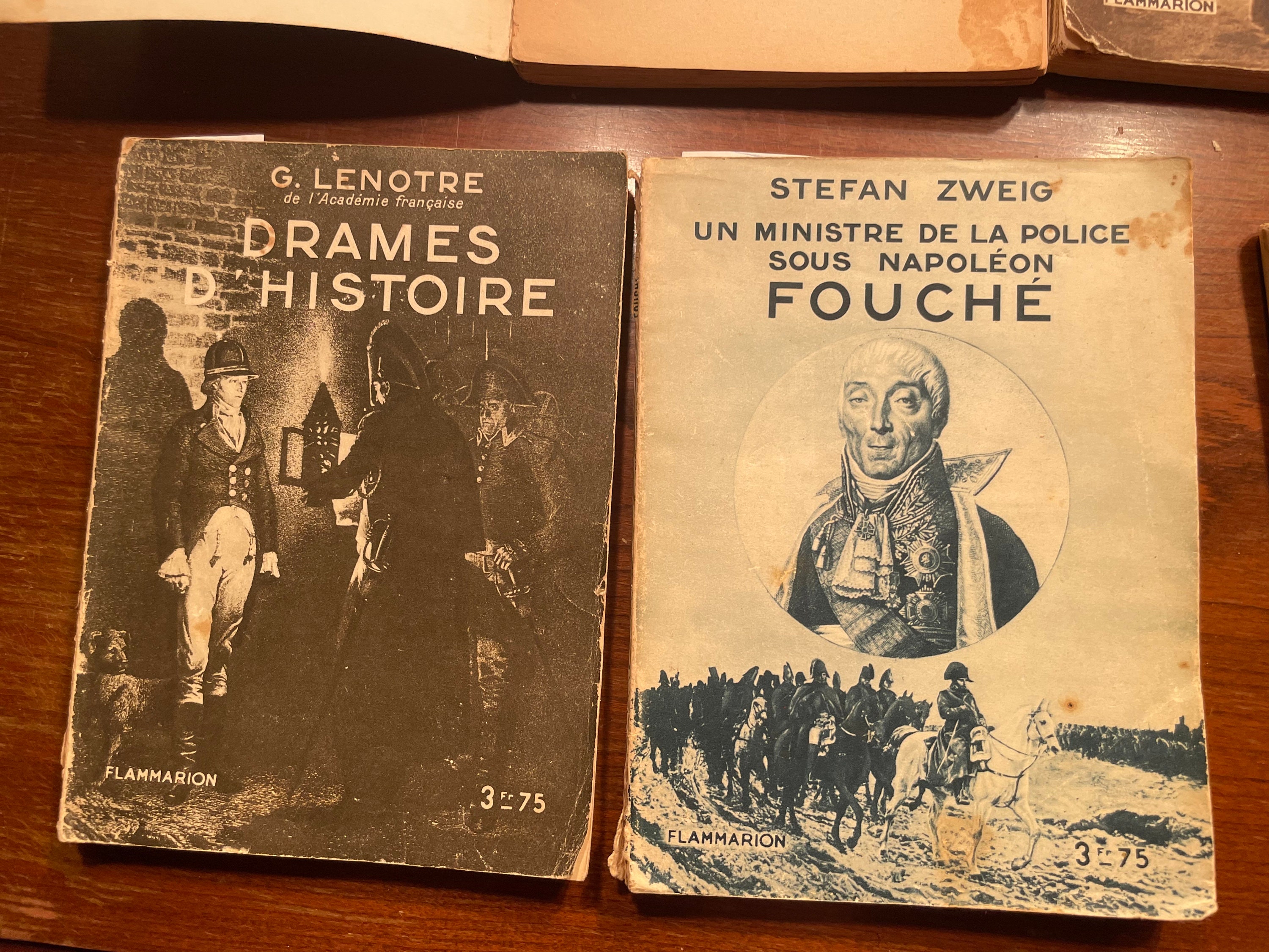 Flammarion Collectible Vintage Paperback Book Set of 7 / De L