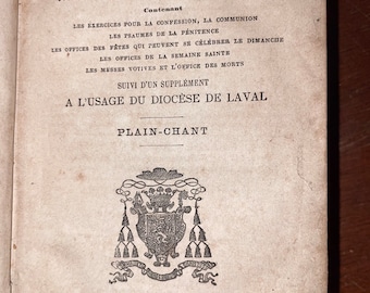 Édition originale La Devotion aux Neuf CHOEURS Des Saints Anges et en PARTICULIER aux ss. Anges GARDIENS. Par Boudon / Antique French Book