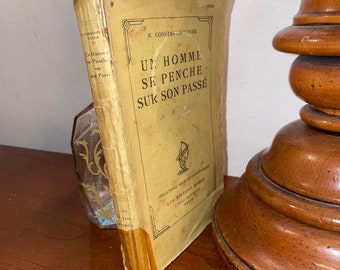 M.Constantin-Weyer Un Homme Se Penche Sur Son Passé First Edition Prosateurs Francais Contemporains /Een man blikt terug op zijn afgelopen 1e editie