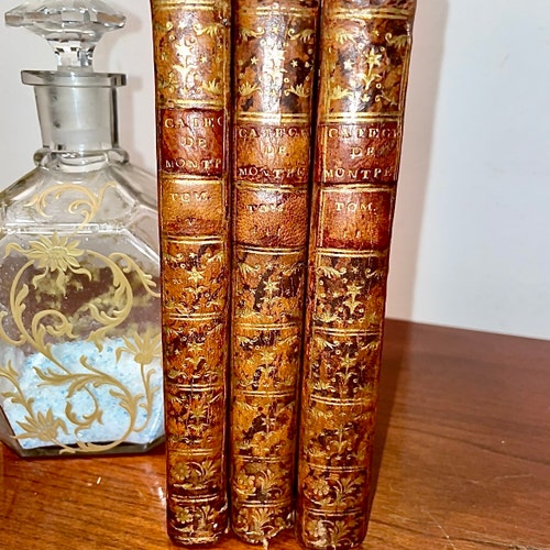 Set of 7 Antique French Collecrion Books / Gallimard / Jules