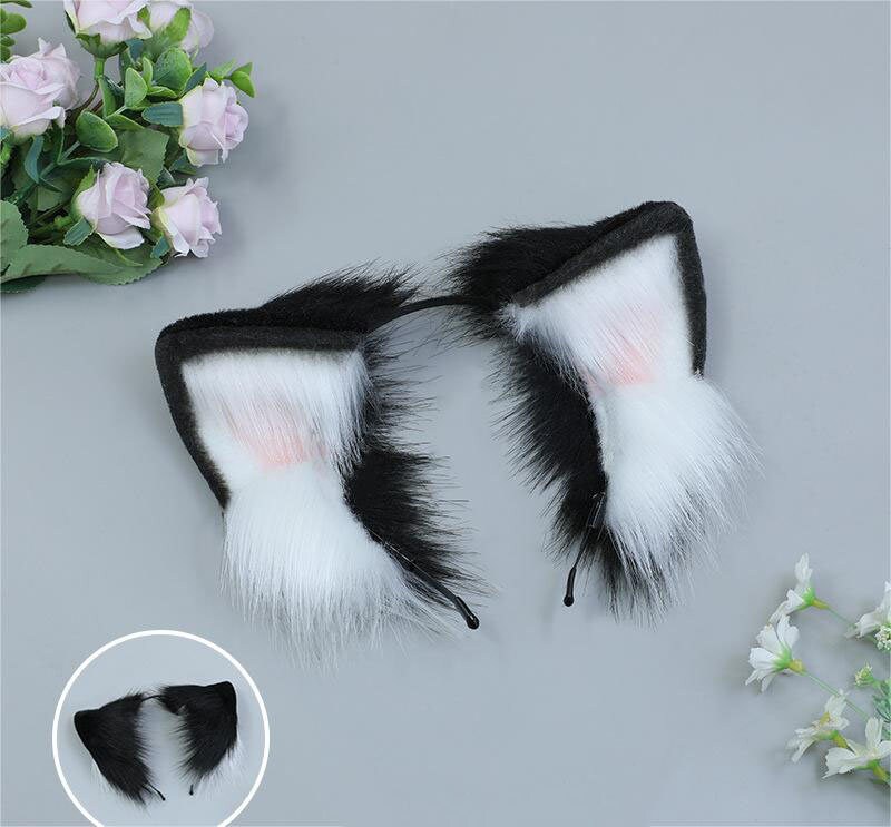 Red Cat Ears Red Fox Earsmysterious Ears.fox Earsrealistic Etsy