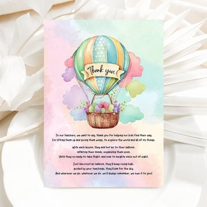 Regalos de despedida para maestros, regalo de agradecimiento a los maestros, poema original de agradecimiento de los padres, carta de agradecimiento a los maestros, regalo de fin de año