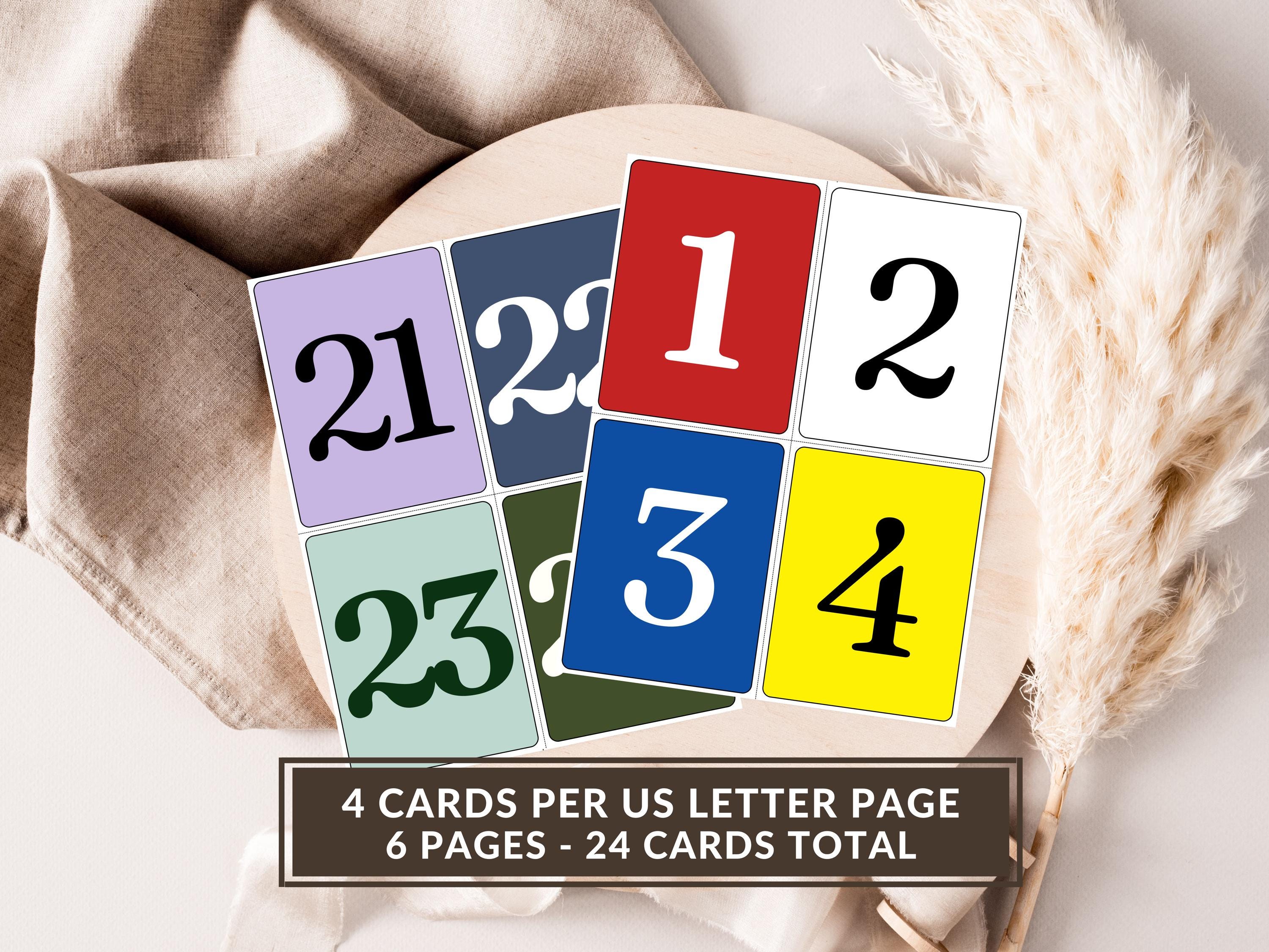 Kentucky Derby Post Number Cards | Post Position Sweepstakes Game ...