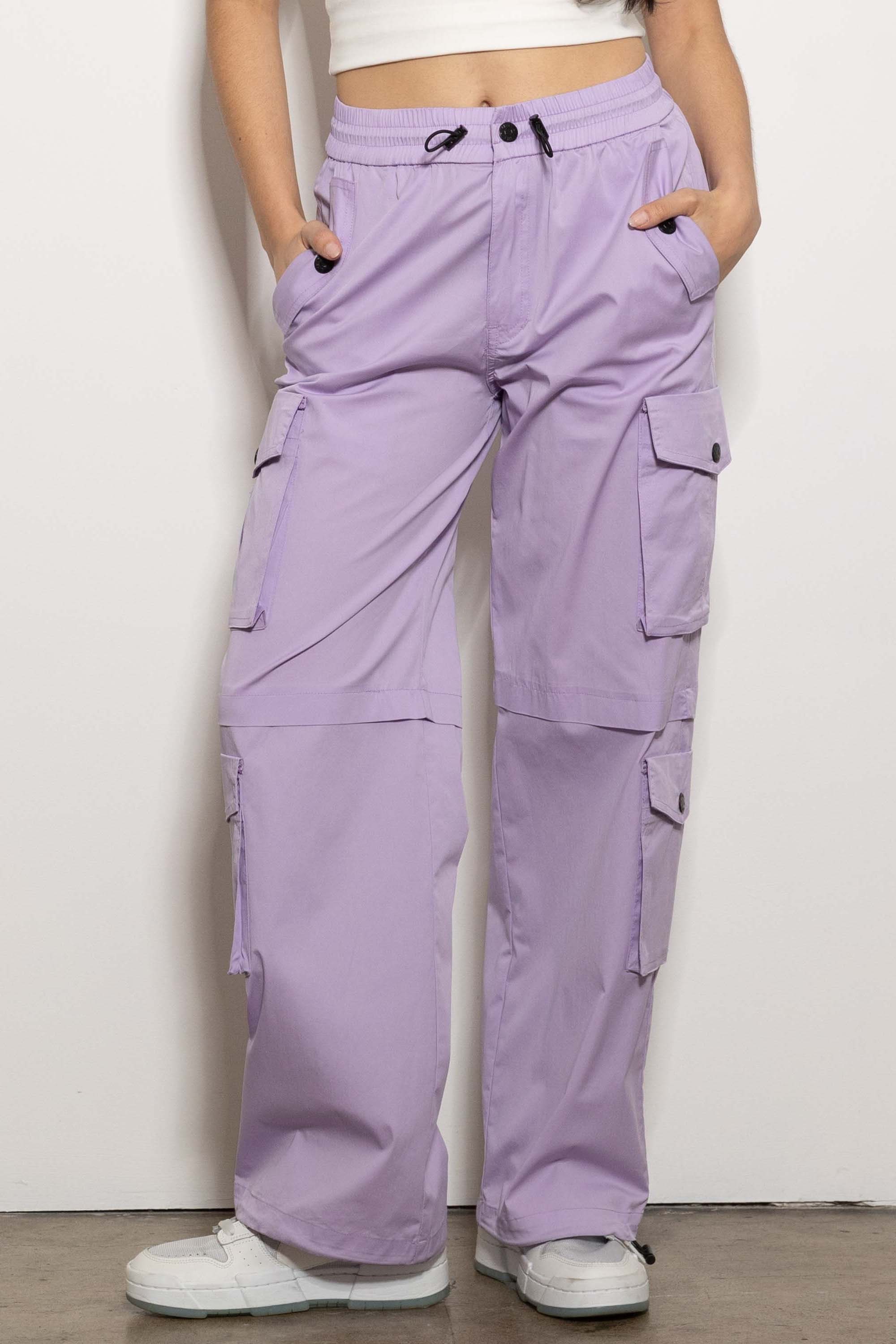 Purple Cargo Pants 