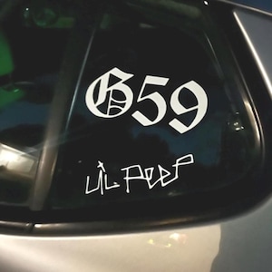Lil Peep Name Decal