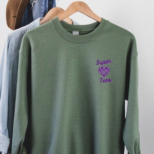 Custom Embroidered Logo Text Sweatshirt,Business Logo Embroidery Sweatshirt,Personalized Logo Text Sweater,Business Logo Shirt,Custom Logo