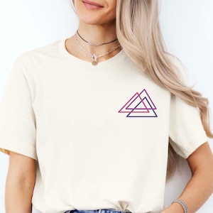 Bisexual Graphic Tee, Bi Pride Shirt, Subtle Bi Pride Shirt,Bisexual Pride Shirt,Bisexual Gift,Bisexual Tshirt,Queer Owned Shops,LGBTQ Pride