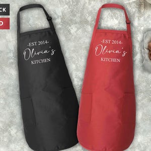 Custom Embroidered Apron: Personalized Chef Gift