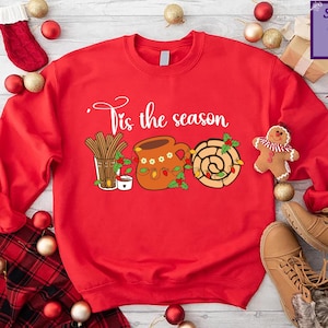 Mexican Christmas Sweatshirt,Tis the Season for Tamales,Concha Sweatshirt,Spanish Christmas,Felices Fiestas Shirt,Latina Christmas Gift Tee