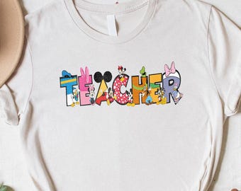 Mickey Mouse Teacher Shirt, Disney School Outfit