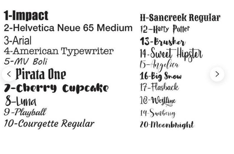 some type of font that is on a piece of paper