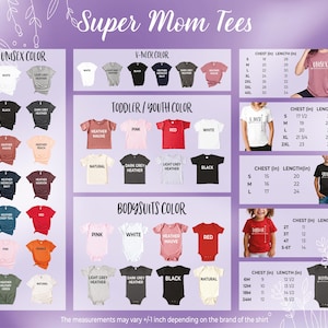 a picture of a woman's t - shirt size guide
