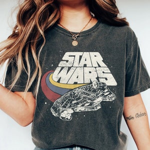 Vintage Disney Star Wars Shirt Retro Star Wars Shirt Star Wars A New Hope  Faded Darth