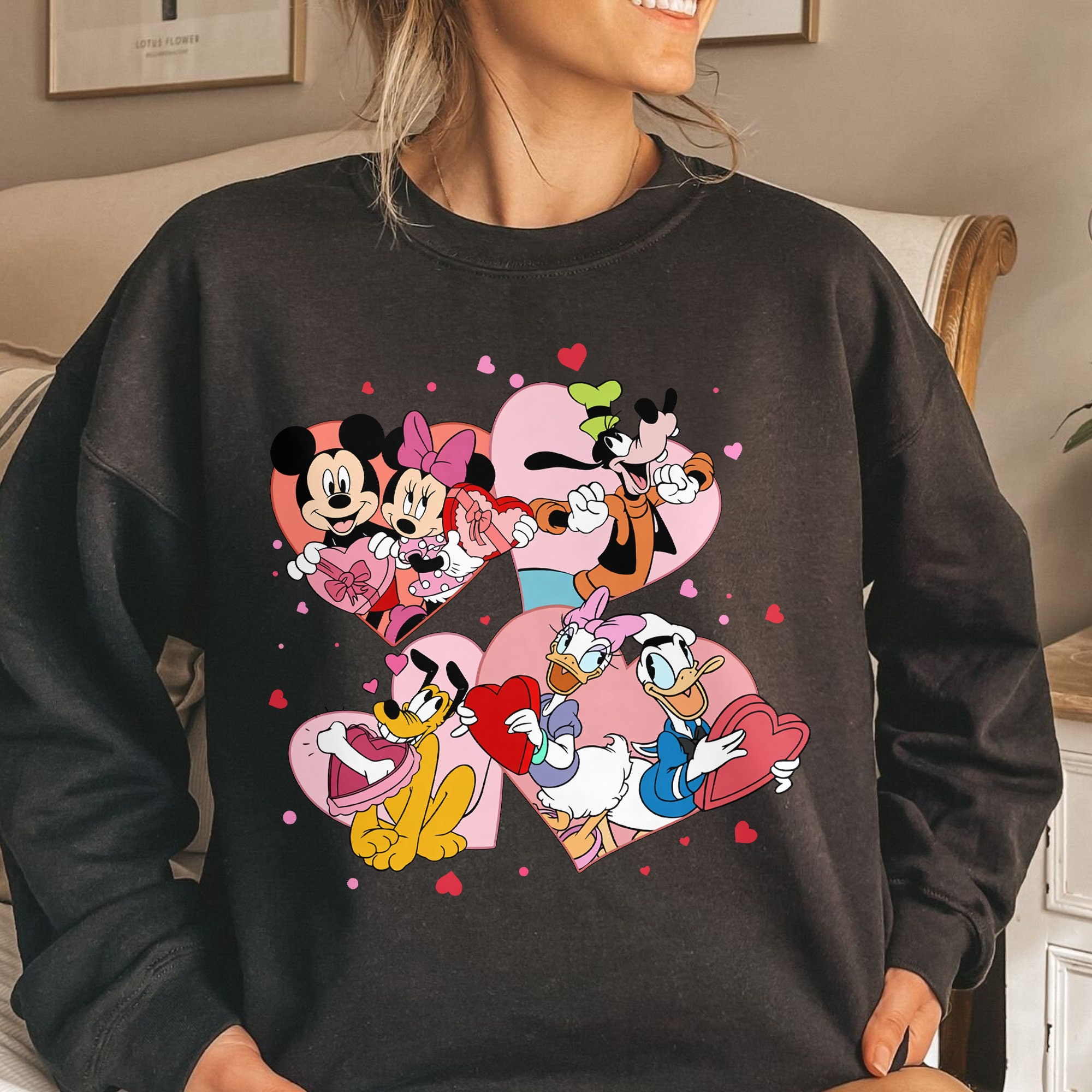 Discover Disney Valentine Sweatshirt, Mickey Minnie Valentine Sweatshirt