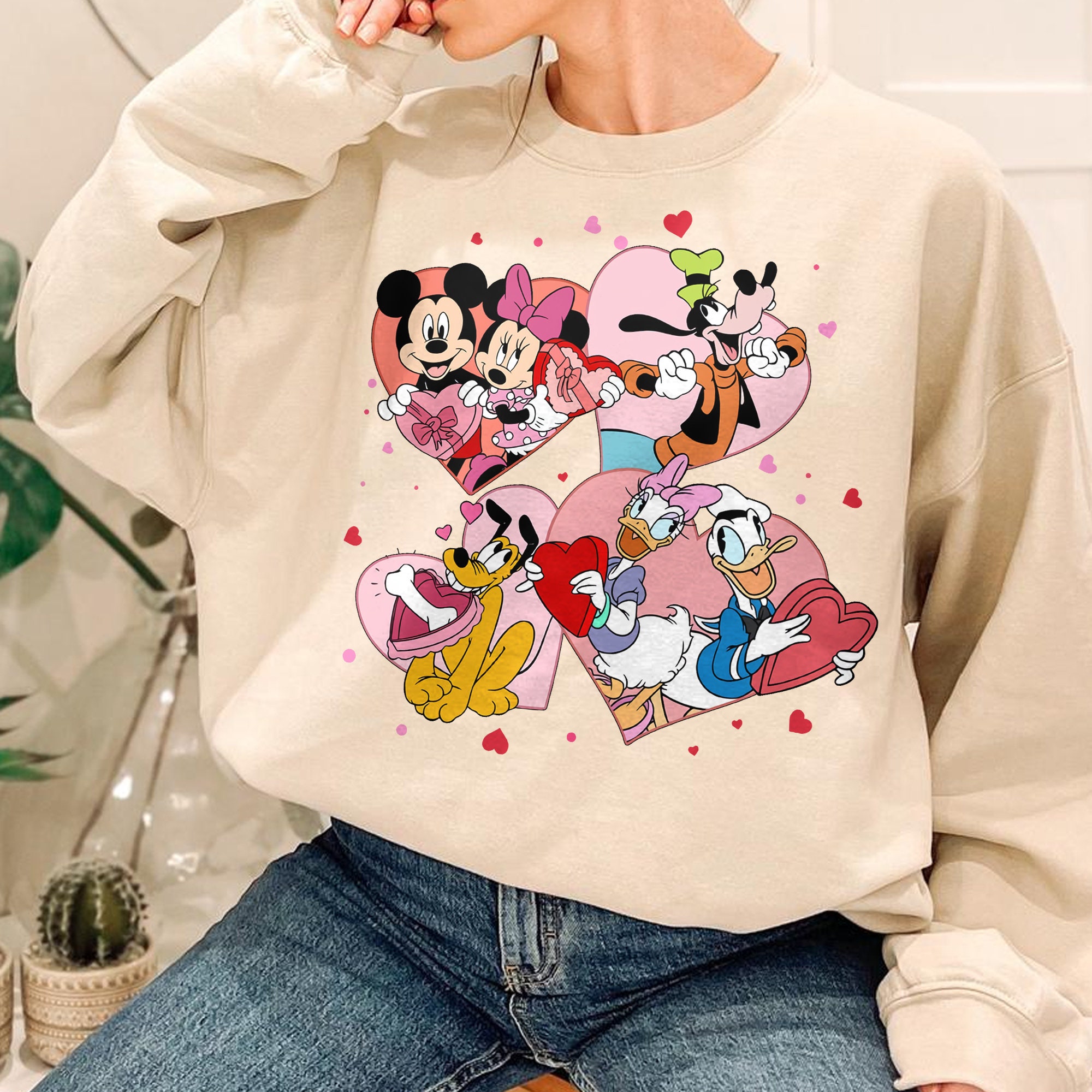 Discover Disney Valentine Sweatshirt, Mickey Minnie Valentine Sweatshirt