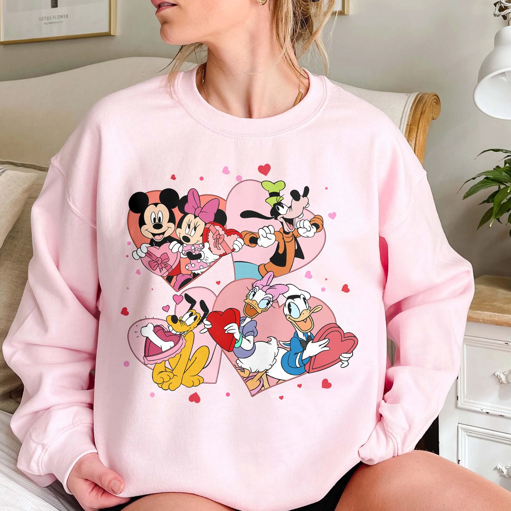 Discover Disney Valentine Sweatshirt, Mickey Minnie Valentine Sweatshirt