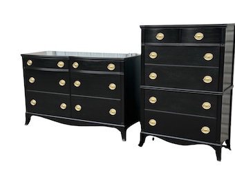 Antique Mahogany Solidwood Dressers - Lacquered