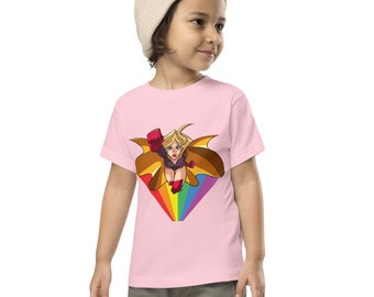 Super Girl Toddler T-Shirt/LGBTQ/Super Hero/Rainbow/Hero/Equality/Pride
