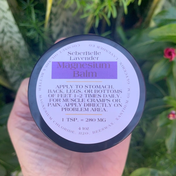 Natural Magnesium Body Balm | Muscle Relaxer, Sleep & Stress Relief