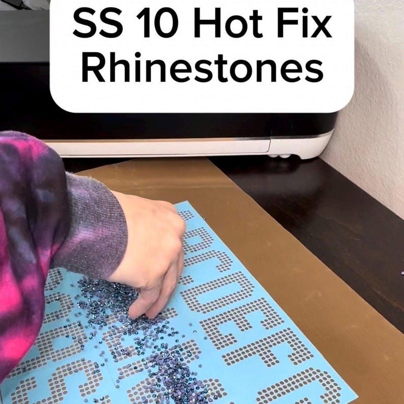 Rhinestone Alphabet Stencil Letters – SVG Files (2.6 in tall) image 11