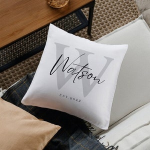 Monogrammed outdoor deals pillows