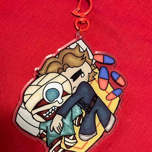 Captain Curly charm