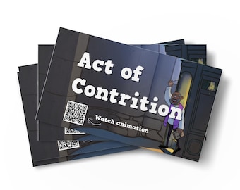 Act of Contrition Prayer Cards