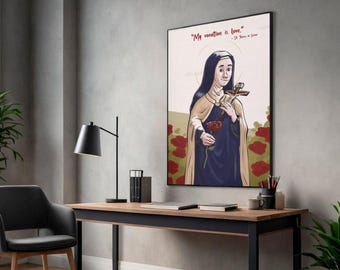 Saint Therese of Lisieux Poster