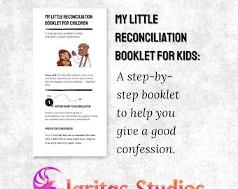 Kids Reconciliation Booklet: Catholic Examination of Conscience (PDF Download)