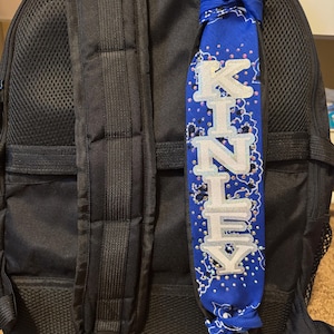 Backpack Bandana Strap with Glitter and Rhinestones!