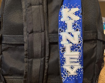 Backpack Bandana Strap with Glitter and Rhinestones!