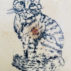 Cat Wood Round Coasters