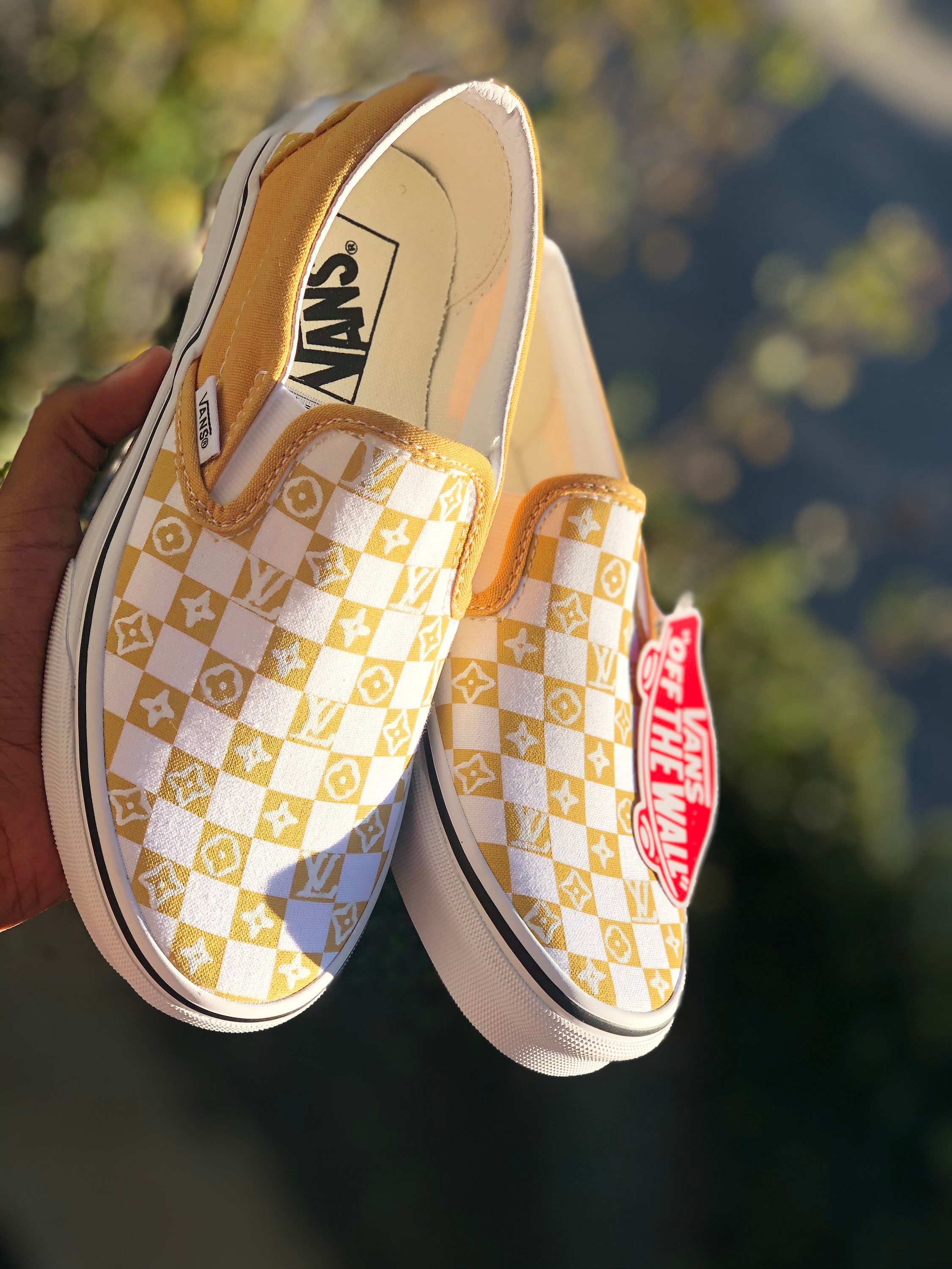 Louis Vuitton Vans Slip On - Etsy