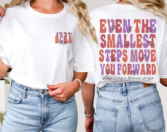 Aangepast BCBA-shirt, cadeau gedragsanalist, T-shirt gecertificeerde gedragsanalist door bestuur, afstudeercadeau voor BCBA, T-shirt BCBA Inclusion