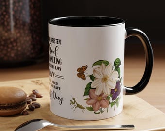Personlig kristen kaffemugg bibelstudiegåva, inspirerande mugg för kristen gåva, positiva kaffemugggåvor god morgon, detta är Gud