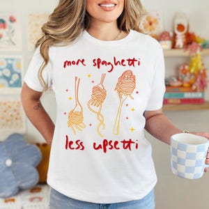 Spaghetti Shirt, lustiges Essen Shirt, Feinschmecker T-Shirt, Essen Humor, lustiges Sprichwort T-Shirt, dummes T-Shirt, Retro Grafik T-Shirt, Vintage Ästhetik