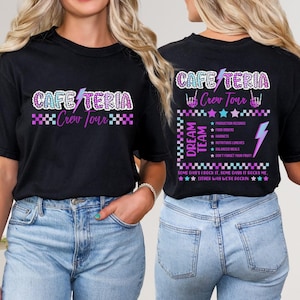 Cafeteria Crew Tour Lunch Lady Dream Team Back To School Shirt, Lunch Lady Back to School Shirt, School Cafeteria Worker Shirt, Student