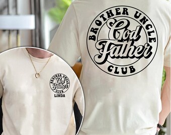 Personalized Godfather Gift, Fathers Day Gift, Dad Gift, Father's Day shirt, Funny Shirts For Dad, Godfather To Be Gift, Godfather Shirt