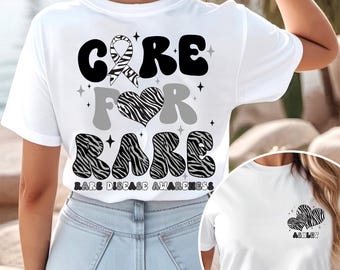 Custom Name Care For Rare Shirt, Rare Disease Day Shirt, Ribbon Shirt, Rare Awareness Shirt,Rare Disease Support Shirt,Chronic Illness Shirt