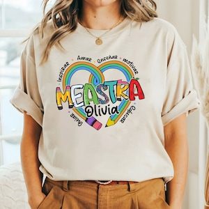 Spanish Teacher Shirt Maestra Shirt Personalized Cultivando Bilingue Multilingual Teacher Sweatshirt Bilingual Teacher Dual Language Espanol