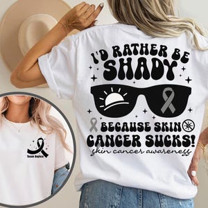 Customized Skin Cancer Awareness Shirt, Skin Cancer Survivor Gift, Melanoma Awareness Shirt,Skin Cancer Fighter,Cancer Support, Motivational