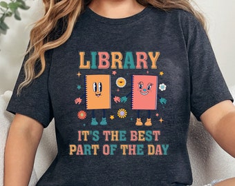 Librarian Tshirt, Library Day Shirt For School Librarian, Reading Shirt, Library Shirt, Retro Book Shirt, Librarian Gift, Back to School